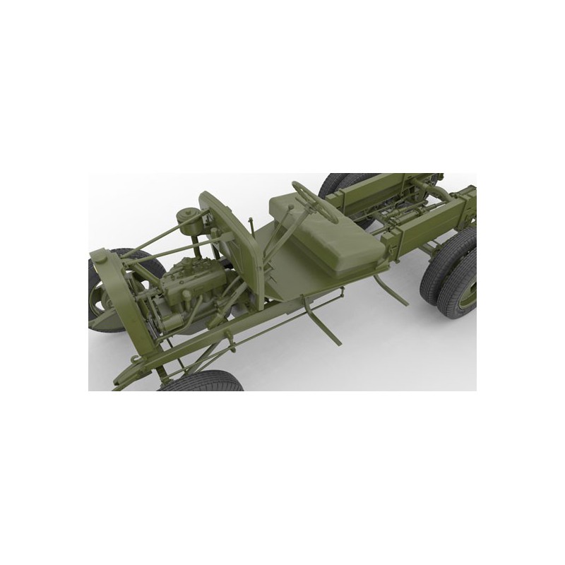 Maquette de Char en plastique GAZ-AAA + Quad M4 Maxim 1/35