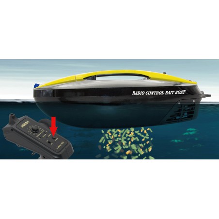 Amorceur pour bateau radiocommandé Bateau Amorceur RTS Gris/Noir Amorceur pour bateau radiocommandé Bateau Amorceur RTS Gris/Noir