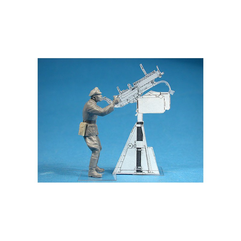 Maquette de Char en plastique GAZ-AAA + Quad M4 Maxim 1/35