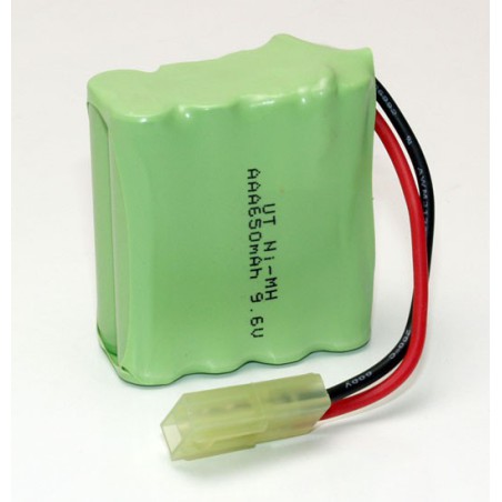 Accu NiMH pour appareil radiocommandé Accu 9.6 Volts 650 mA Accu NiMH pour appareil radiocommandé Accu 9.6 Volts 650 mA