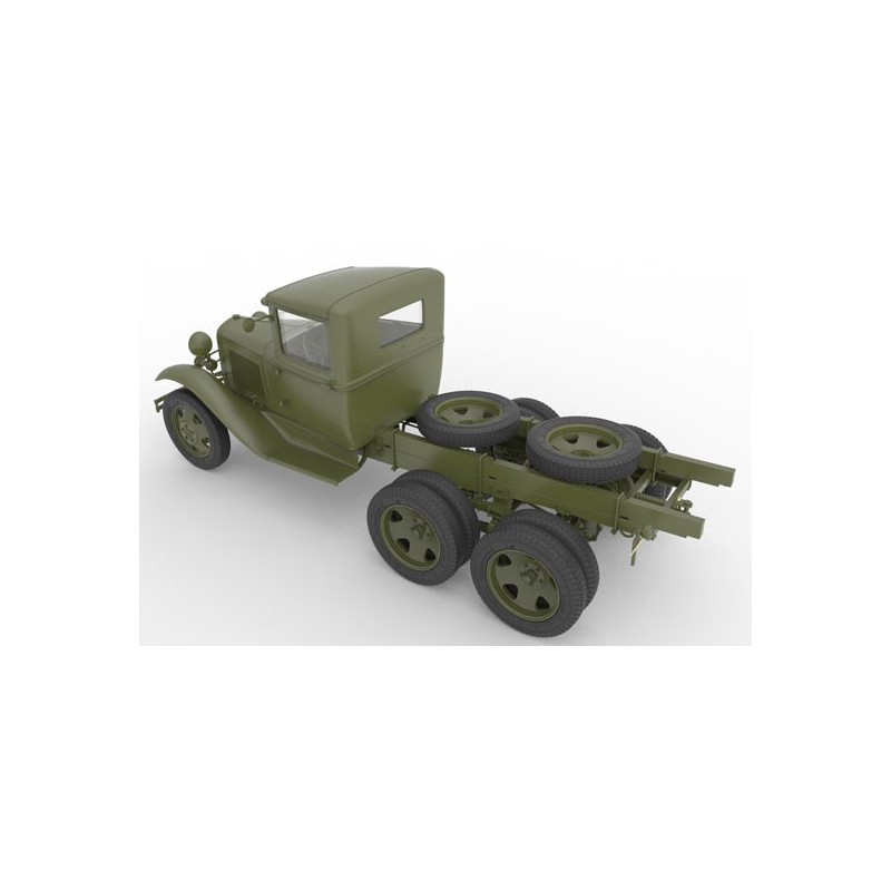 Maquette de Char en plastique GAZ-AAA + Quad M4 Maxim 1/35