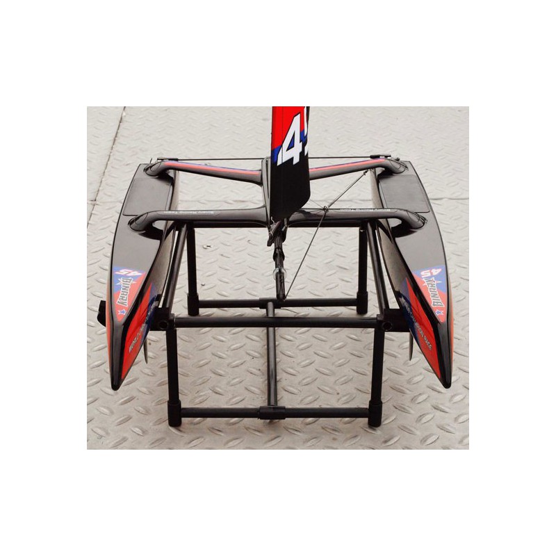 Voilier radiocommandé Mini Catamaran rouge RTS