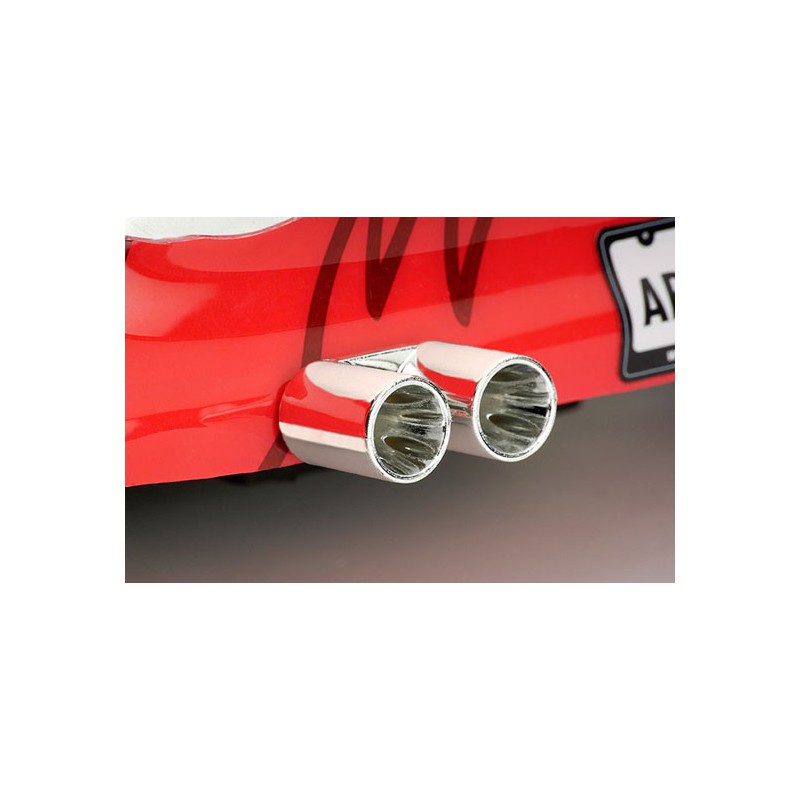 Accessoires pour voiture radiocommandée Sortie Echappe. Double Chromée