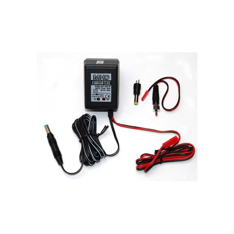 Chargeur pour accu pour appareil radiocommandé Chargeur Accus Radio 220V
