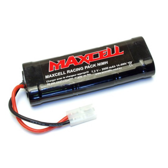 Pièce pour voiture electrique tous chemin 1/10 Racing Pack 2000 mAh 7,2 Volts Pièce pour voiture electrique tous chemin 1/10 Racing Pack 2000 mAh 7,2 Volts