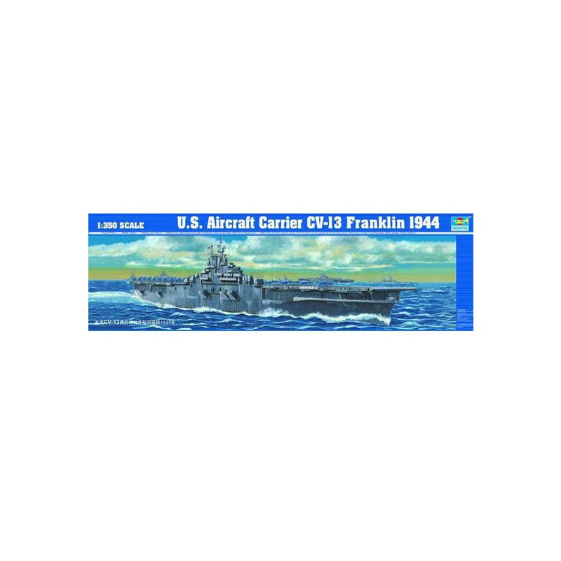 Maquette de Bateau en plastique US FRANKLIN CV-13 1944