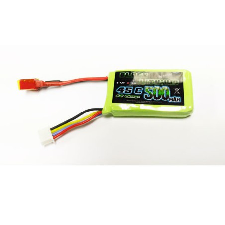 Accu LIPO pour appareil radiocommandé Accu LiPo Black Lithium 500mAh 45C 3S Accu LIPO pour appareil radiocommandé Accu LiPo Black Lithium 500mAh 45C 3S