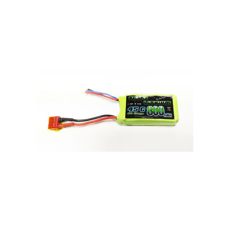 Accu LIPO pour appareil radiocommandé Accu LiPo Black Lithium 800mAh 45C 2S