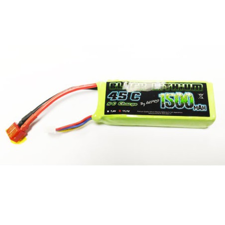 Accu LIPO pour appareil radiocommandé Accu LiPo Black Lithium 1500mAh 45C 3S Accu LIPO pour appareil radiocommandé Accu LiPo Black Lithium 1500mAh 45C 3S