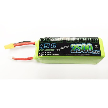 Accu LIPO pour appareil radiocommandé Accu LiPo Black Lithium 2500mAh 45C 4S Accu LIPO pour appareil radiocommandé Accu LiPo Black Lithium 2500mAh 45C 4S
