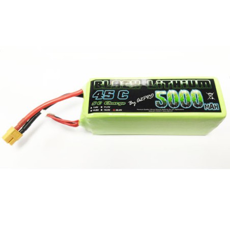 Accu LIPO pour appareil radiocommandé Accu LiPo Black Lithium 5000mAh 45C 6S Accu LIPO pour appareil radiocommandé Accu LiPo Black Lithium 5000mAh 45C 6S