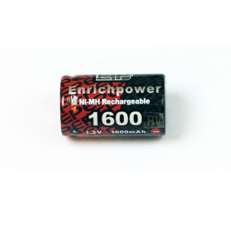 Accu NiMH pour appareil radiocommandé EP 1600UV 17x28mm Accu NiMH pour appareil radiocommandé EP 1600UV 17x28mm