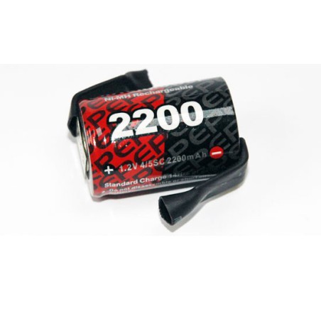 Accu NiMH pour appareil radiocommandé EP 2200UV c. à s. Accu NiMH pour appareil radiocommandé EP 2200UV c. à s.