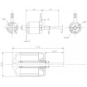 Moteur électrique radiocommandé Moteur DM2625 Kv1050 Moteur électrique radiocommandé Moteur DM2625 Kv1050