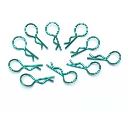 Accessoires pour voiture radiocommandée 10 Clips Moyen Vert Accessoires pour voiture radiocommandée 10 Clips Moyen Vert