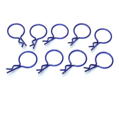 Accessoires pour voiture radiocommandée 10 Grands Clips Bleu Accessoires pour voiture radiocommandée 10 Grands Clips Bleu