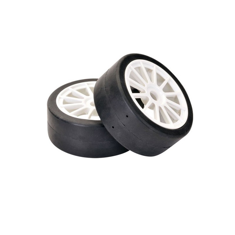 Accessoires pour voiture radiocommandée Roues racing Rally Slick 1/8