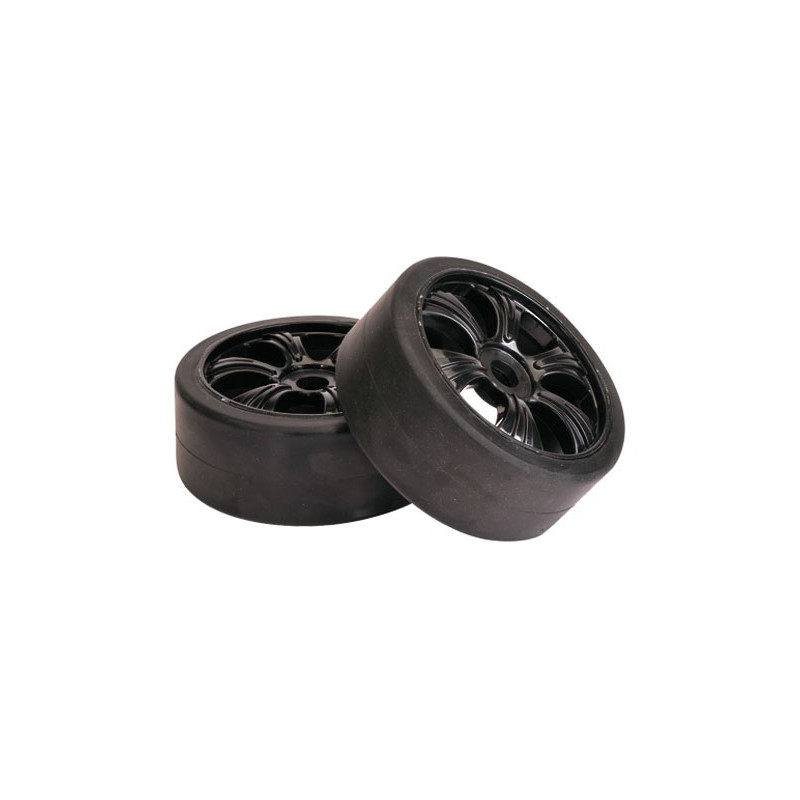 Accessoires pour voiture radiocommandée Paire roues Racing Rally 1/8