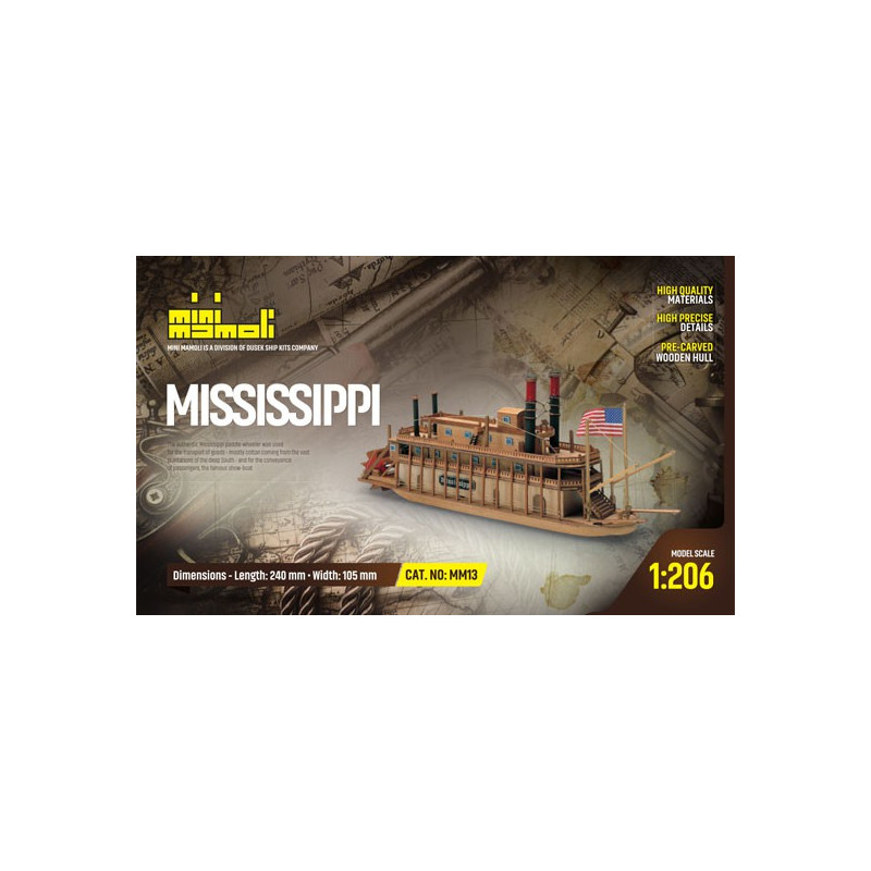 Bateau statique Mississipi
