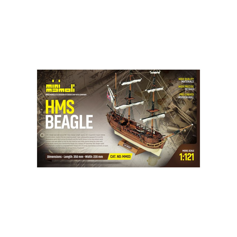 Bateau statique H.M.S. Beagle