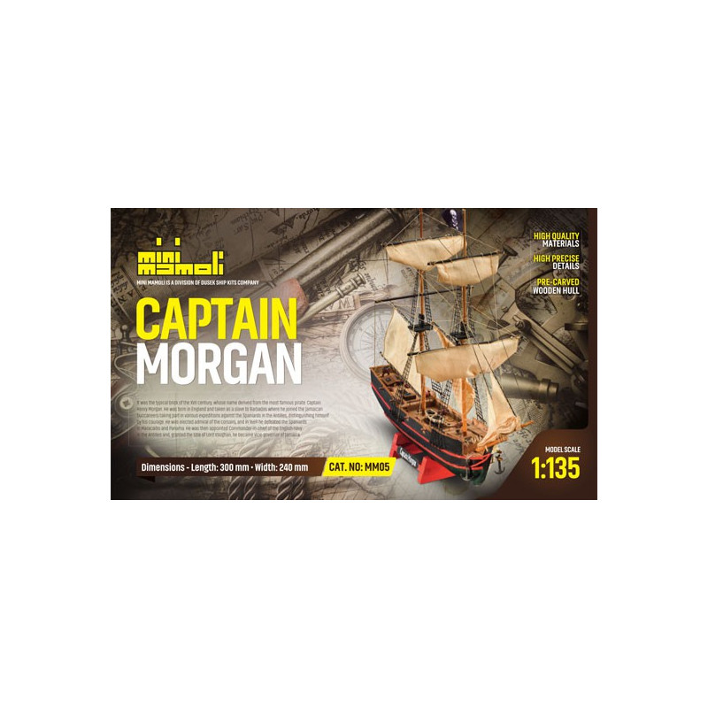 Bateau statique Captain Morgan