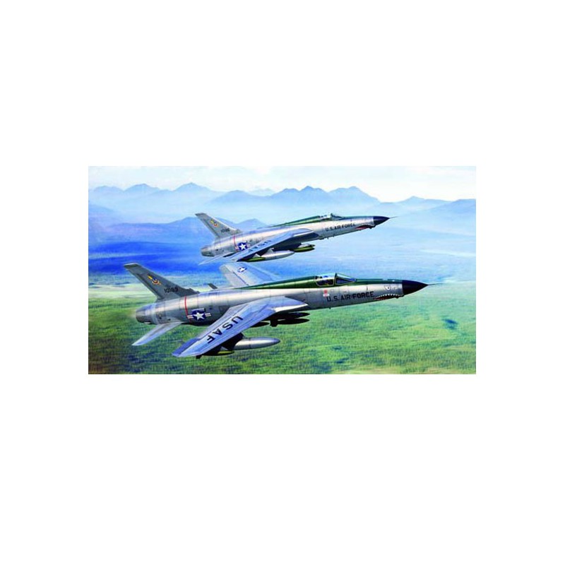 Maquette d'avion en plastique F-105D "THUNDERCHIEF"