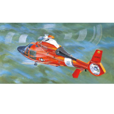 Maquette d'hélicoptère en plastique US COAST GUARD HH-65C Maquette d'hélicoptère en plastique US COAST GUARD HH-65C