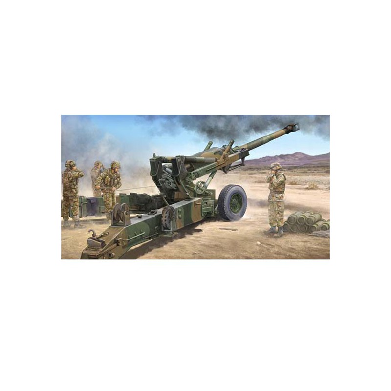 Maquette de Char en plastique US M198 155MM TOWED HOWITZER Maquette de Char en plastique US M198 155MM TOWED HOWITZER
