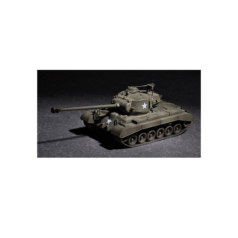 Maquette de Char en plastique US M26 + 90mm T15E2M2 1/72