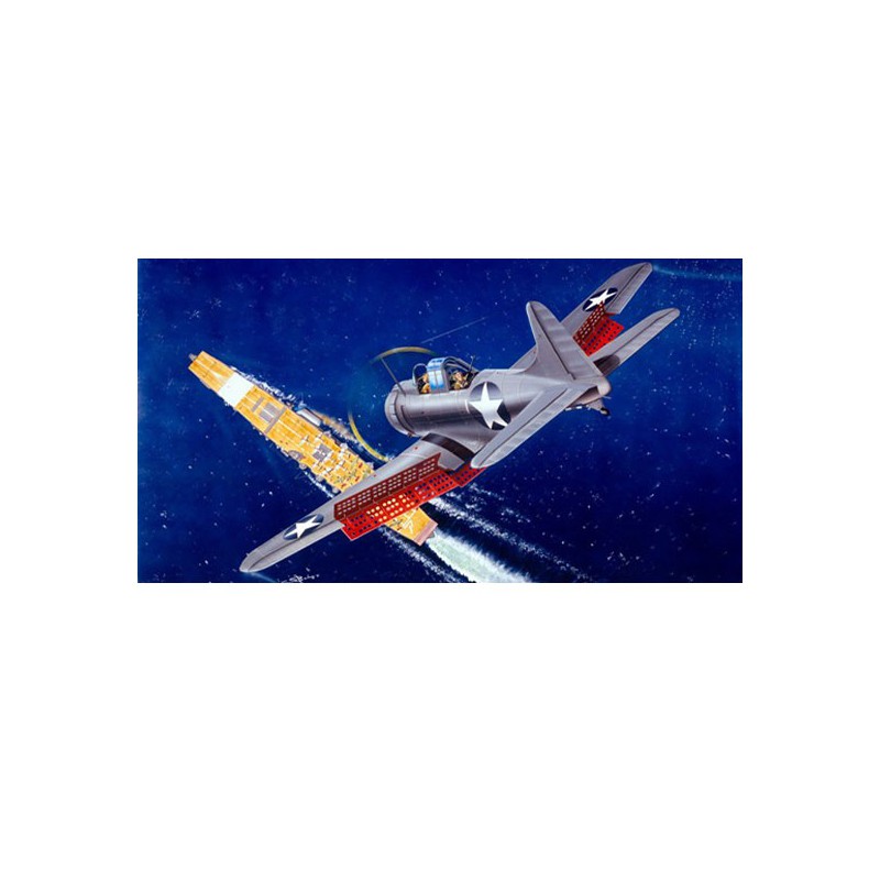 Maquette d'avion en plastique SBD-1/2 "DAUNTLESS"