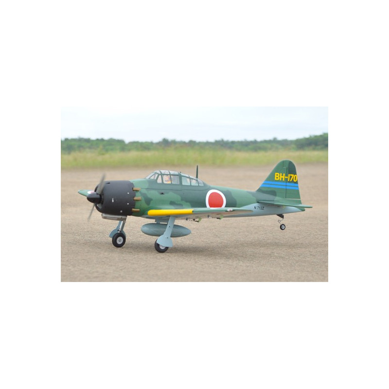 Avion thermique radiocommandé A6M ZERO 15cc ARF