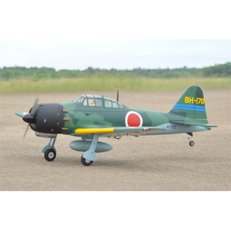 Avion thermique radiocommandé A6M ZERO 15cc ARF