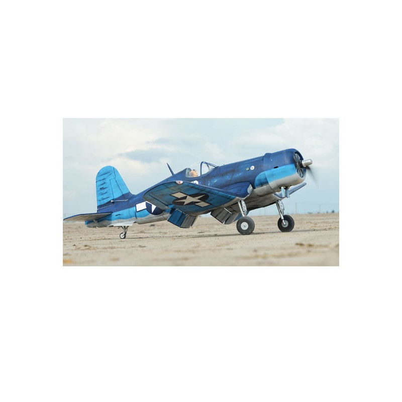 Avion thermique radiocommandé Corsair 50-60cc ARF + TR