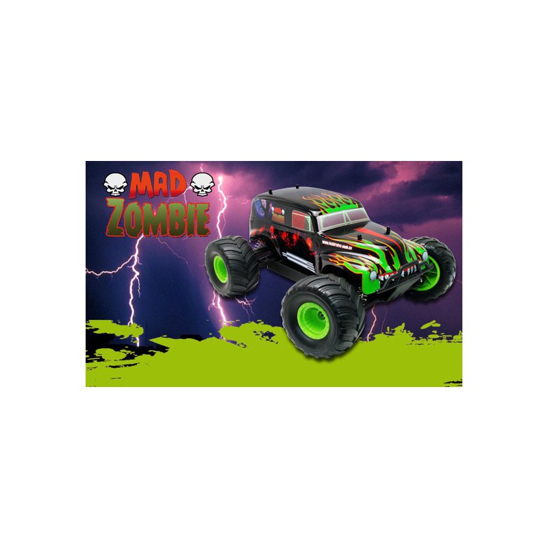 Voiture électrique radiocommandée MAD ZOMBIE BR RTR 110