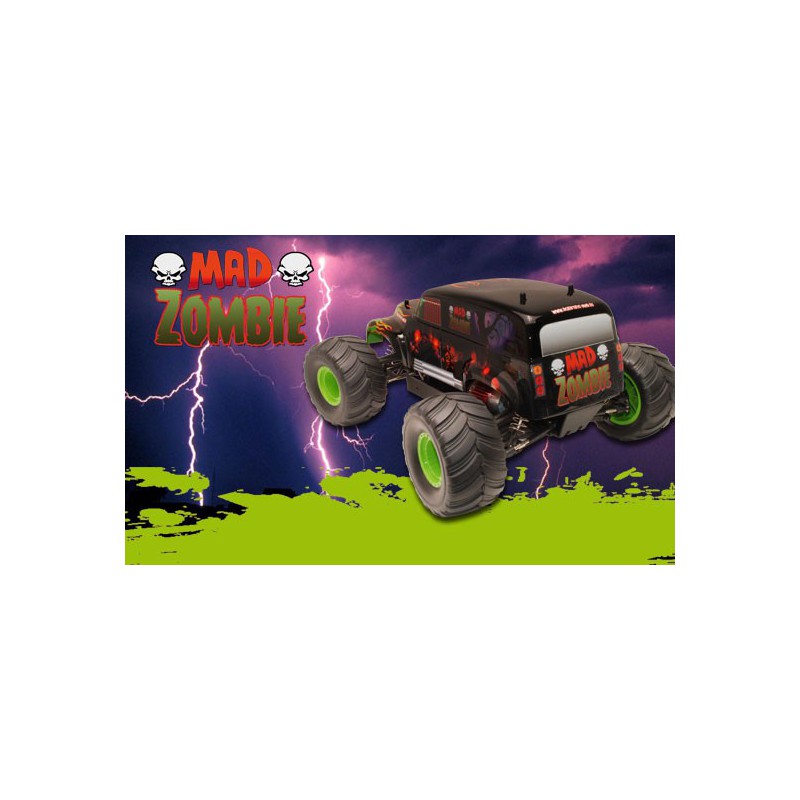 Voiture électrique radiocommandée MAD ZOMBIE BL RTR 1/10
