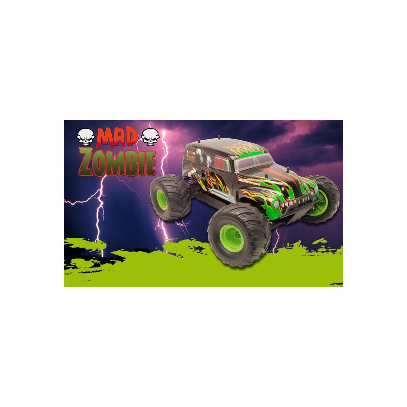 Voiture électrique radiocommandée MAD ZOMBIE BL RTR 1/10