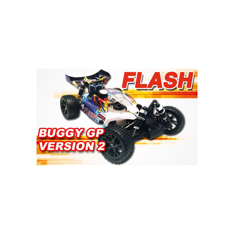 Voiture thermique radiocommandée BUGGY GP BLEU RTR1/10