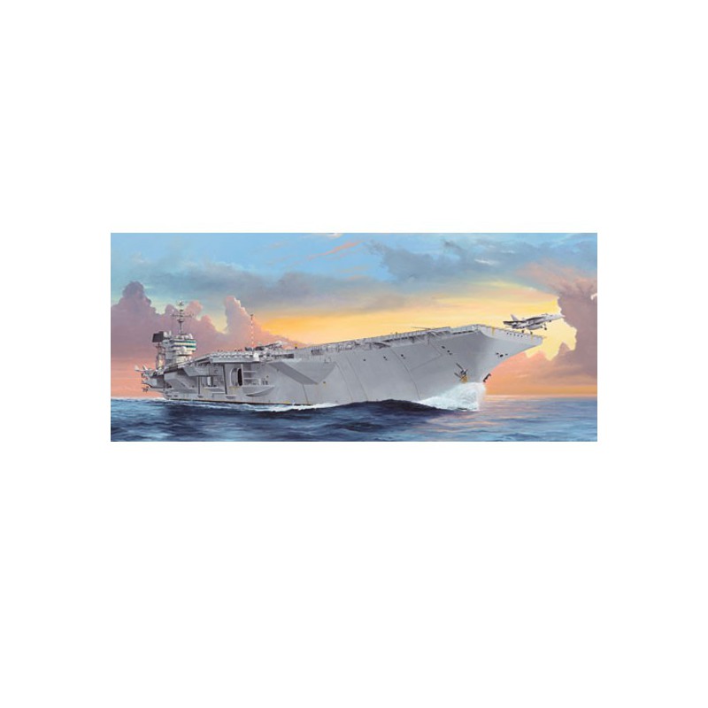 Maquette de Bateau en plastique USS KITTY HAWK CV-63