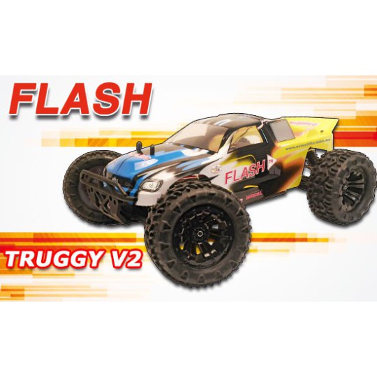 Coche teledirigido eléctrico TRUGGY EP AZUL RTR 1/10 Voiture électrique radiocommandée TRUGGY EP BLEURTR 1/10