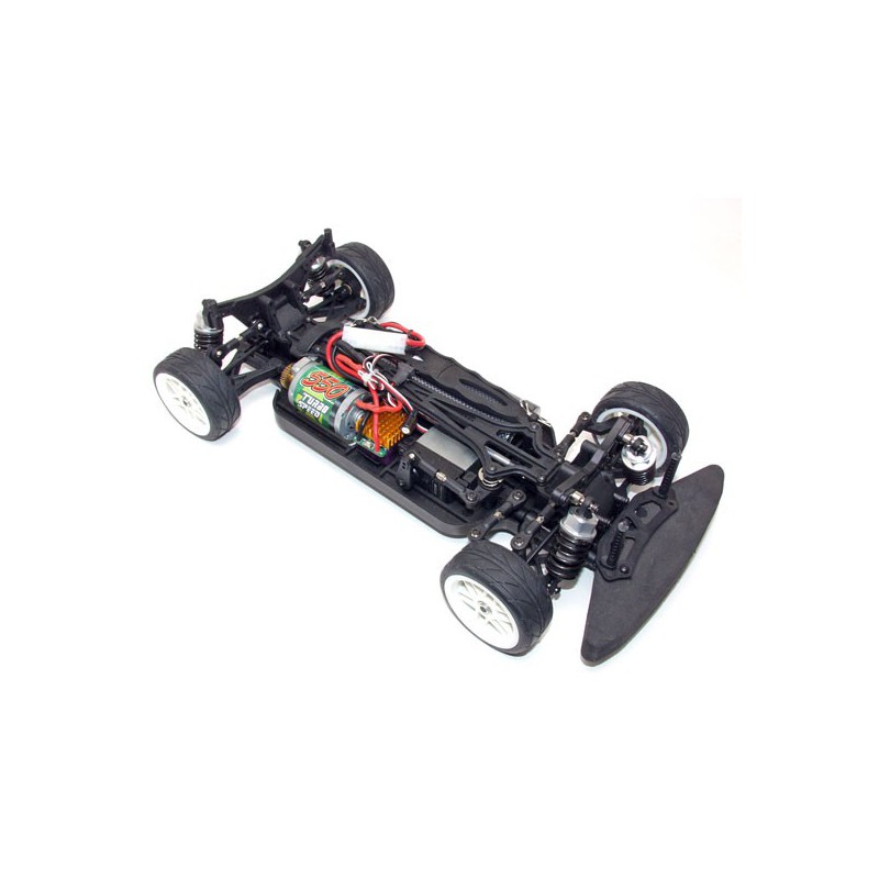 Voiture électrique radiocommandée FLASH jaune EP RTR 1/10