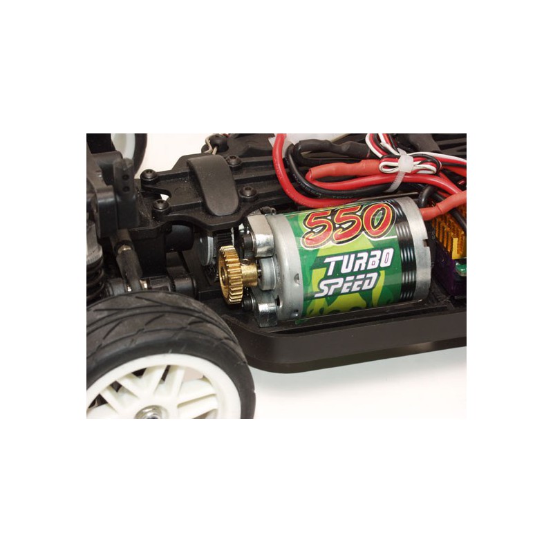 Voiture électrique radiocommandée FLASH rouge EP RTR 1/10