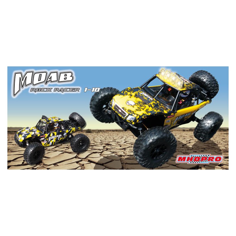 Voiture électrique radiocommandée MOAB Rock Racer V2 1/10