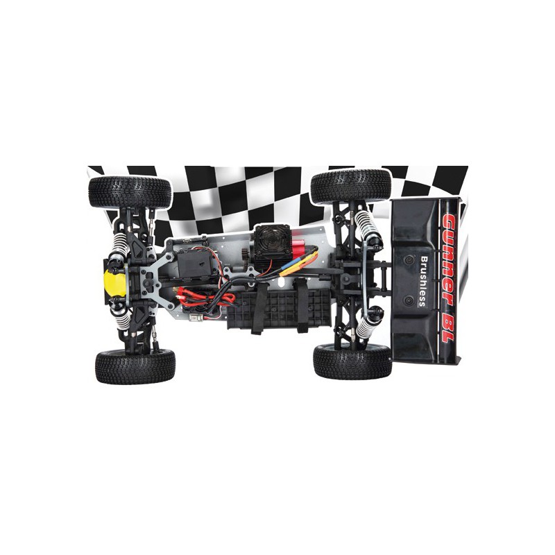 Voiture électrique radiocommandée GUNNER V2 BL RTR 1/8 A