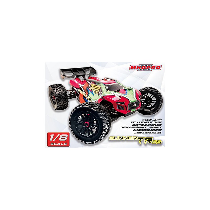 Voiture électrique radiocommandée GUNNER TRUGGY 6S 1/8