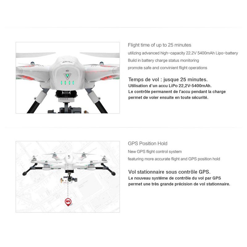 Drone radiocommandé pour expérimenté TALI 500 RTF Mode 1