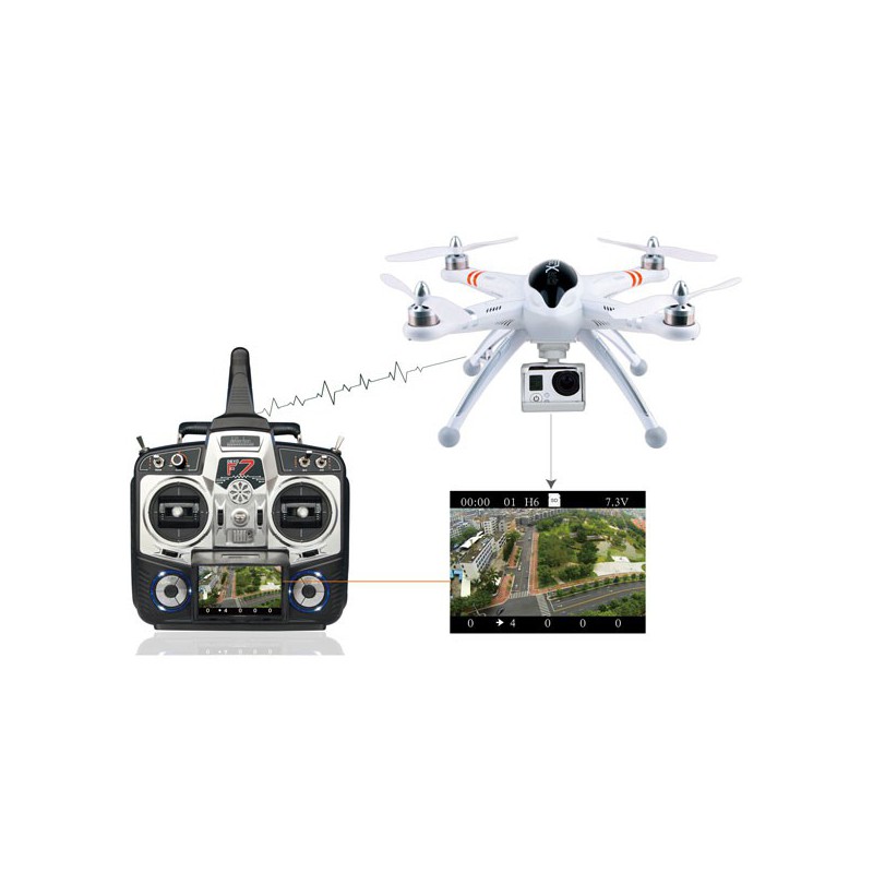 QR X350 FPV DEVO F7 Mode 1