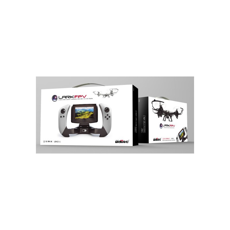 Drone radiocommandé FPV UFO LARK FPV Blanc RTF