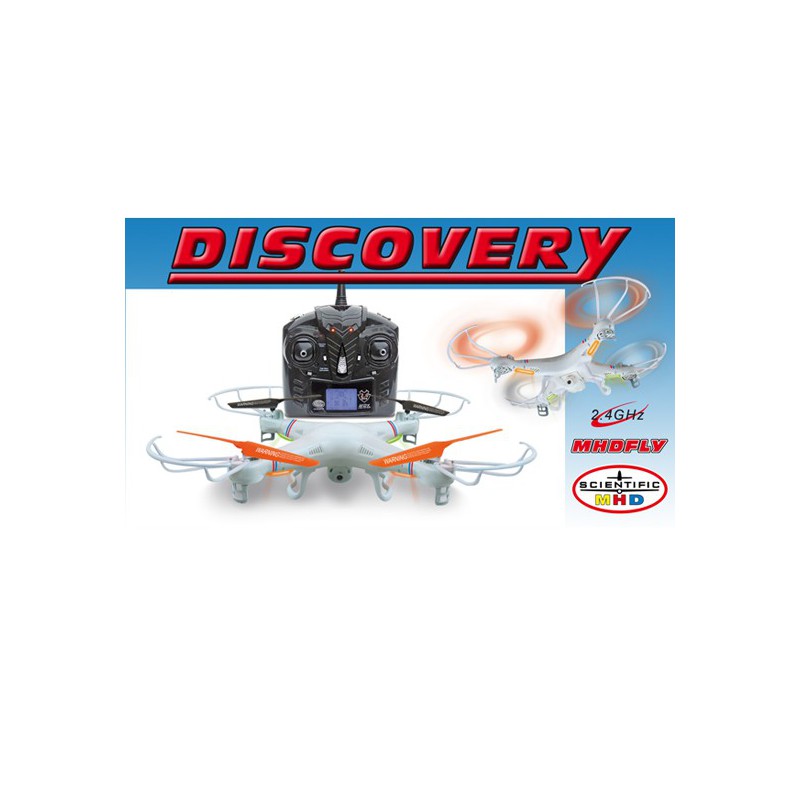 Drone radiocommandé pour débutant Discovery UFO HD Caméra Mode 1