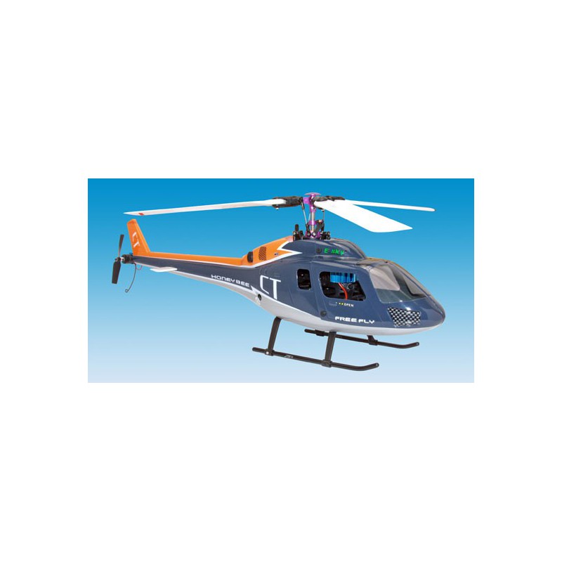 Hélicoptère électrique radiocommandé HB TRIPALES 2.4GHz RTF+ valise