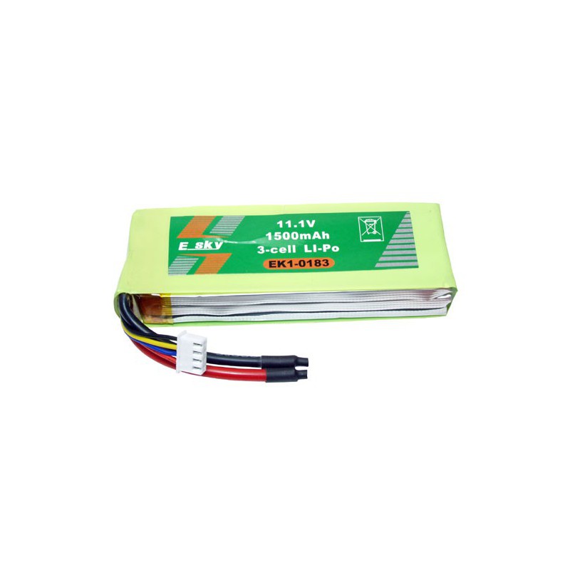 Accu LIPO pour appareil radiocommandé ACCU LIPO 11.1V 1500 mA